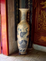 Vase in the temple.