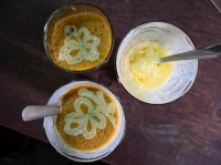 Variety of yogurt/coffee drinks