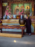 Young monk at the monastery 