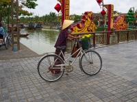 Bicyclist in Hoi An