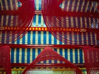Large incense burners in a Chinese Meeting House in Hoi An