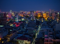 View of Saigon from our hotel